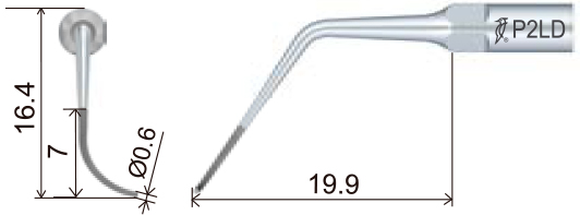 Размеры наконечника для скалера